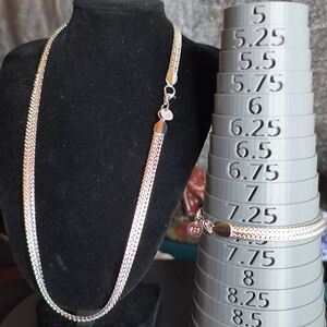 925 Necklace and Bracelet Set